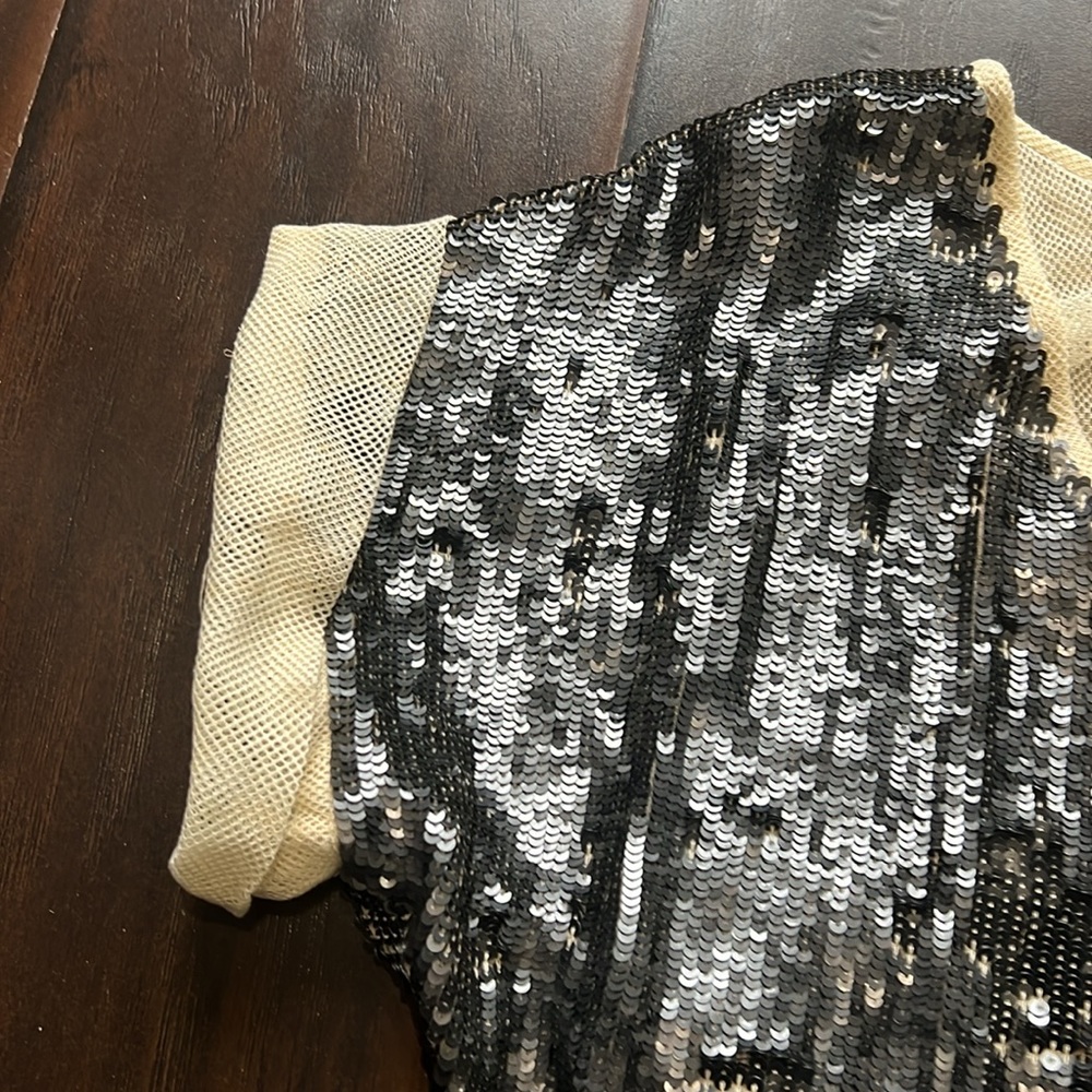 Haute Hippie Sequin Top, size Medium - Picture 3 of 7